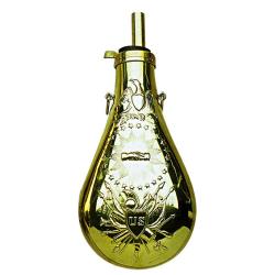 Poire &agrave; poudre Zouave en laiton cal. .58