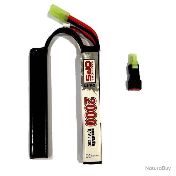 Batterie LiPo 11,1v Double 2000 mAh (Tactical Ops)