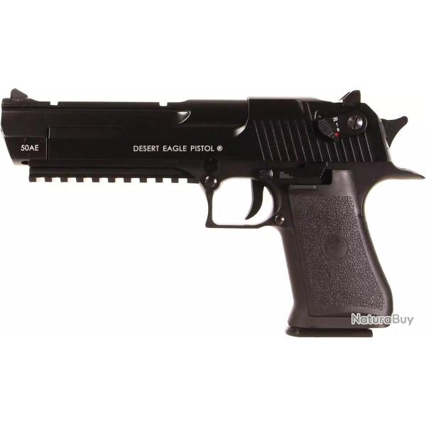 Desert Eagle .50AE Co2 Blowback Metal Semi & Full w/ Rail (Cybergun)