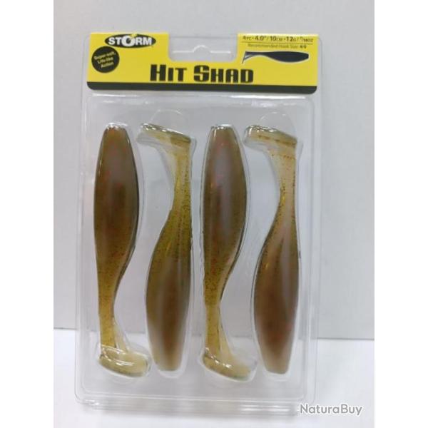 !! STORM HIT SHAD  MOTOR OIL 10CM 12GRS !!