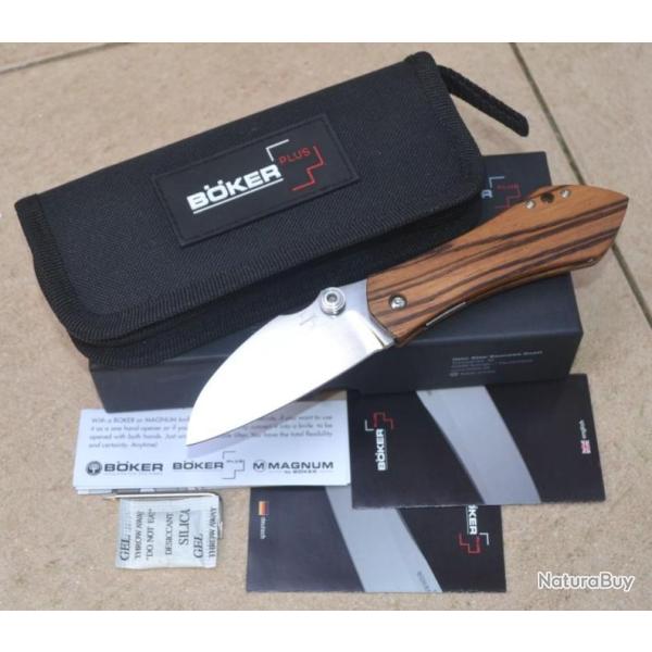 Boker Plus 57 Pro Zebra,Etat neuf avec Boite-Port offert