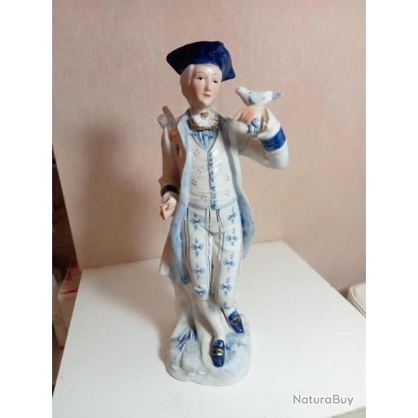 statuette en c�ramique �maill� hauteur 30 cm