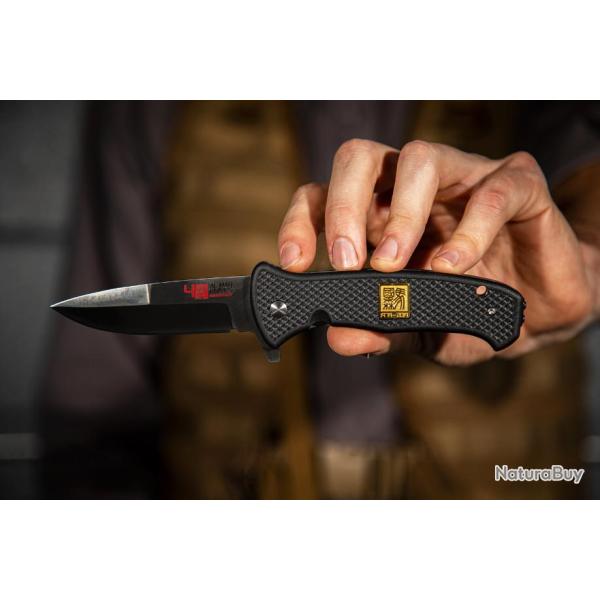 Couteau Al Mar 40th Anniversary SERE Lame Acier D2 Talon Manche Dragon FRN Linerlock Clip AMK9202