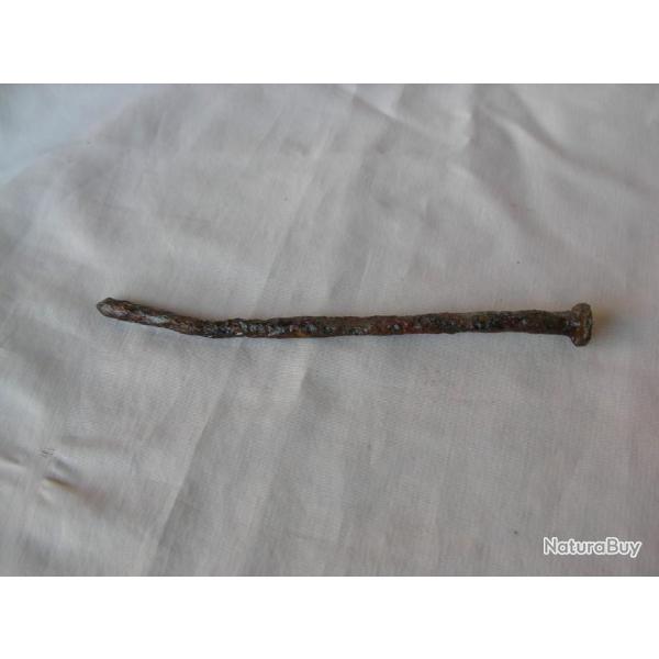 WW1 FRANCE ANCIEN CLOU PROVENANCE ANCIEN CHAMPS DE COMBATS WW1 100% TERRAIN 13,5 CM LOT 1