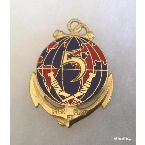 FRANCE TDM - Insigne 5� R.I.A.O.M. R�giment Inter Armes d'Outre Mer