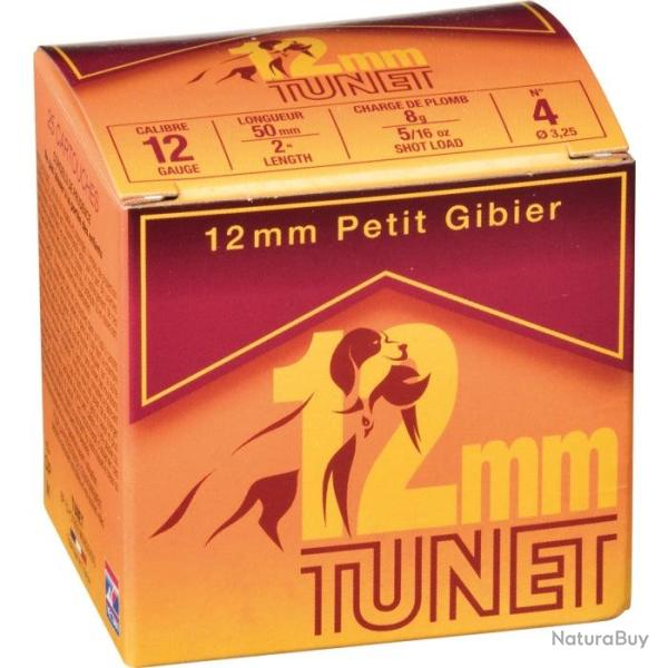 Cartouches Tunet Petit Gibier Cal. 12 50 Par 1 Par 5