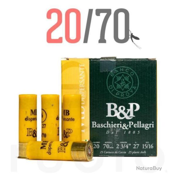 Cartouches B&P MB Dispersante Cal.20 N�9,5 27 gr