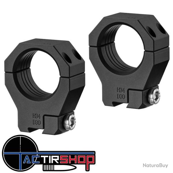 Colliers Audere PSR Dovetail diam�tre 34mm hauteur 34mm axe lunette