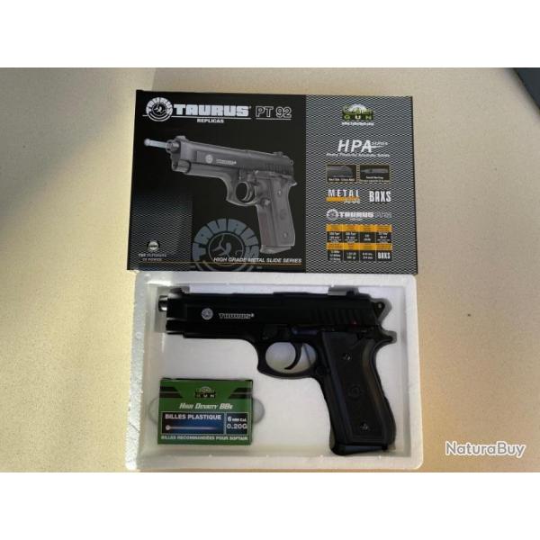Air Soft Gun - TAURUS PT92 HPA Series - Culasse m�tal
