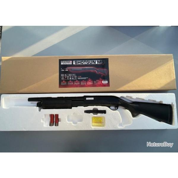 Swiss Arms - Fusil  pompe  billes Shotgun MS 6mm