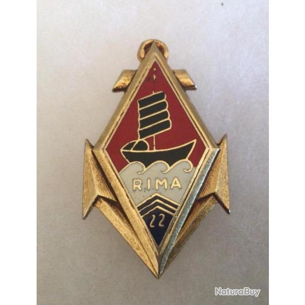 FRANCE TDM - Insigne 22� R.I.M.A R�giment Infanterie de Marine Drago