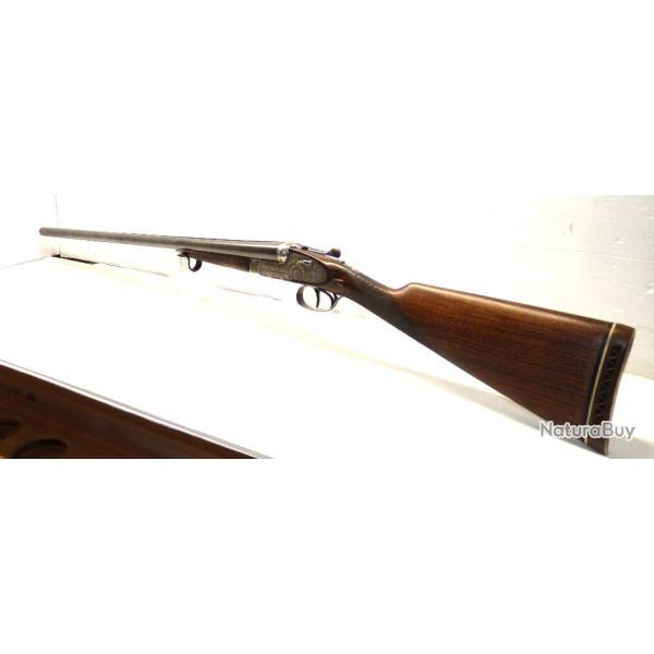 FUSIL JUXTAPOSE A PLATINES AYA AGUIRRE & ARANZABAL - CAL 12/70 - CANONS DE 71CM - BON ETAT GENERAL