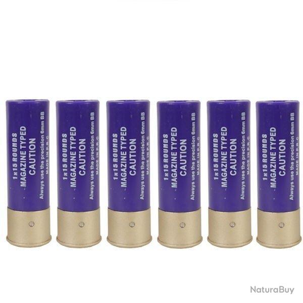 Cartouche Pompe (Pack de 6) - Violet (S&T)