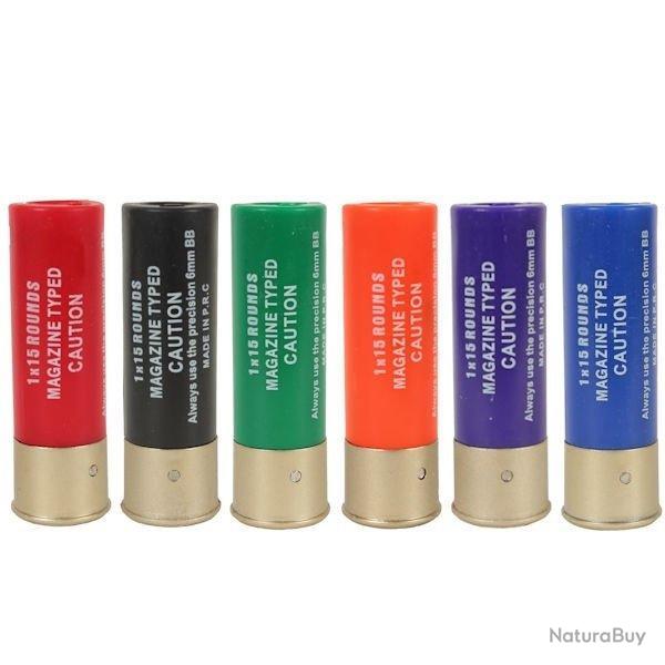 Cartouche Pompe (Pack de 6) - Multicolore (S&T)