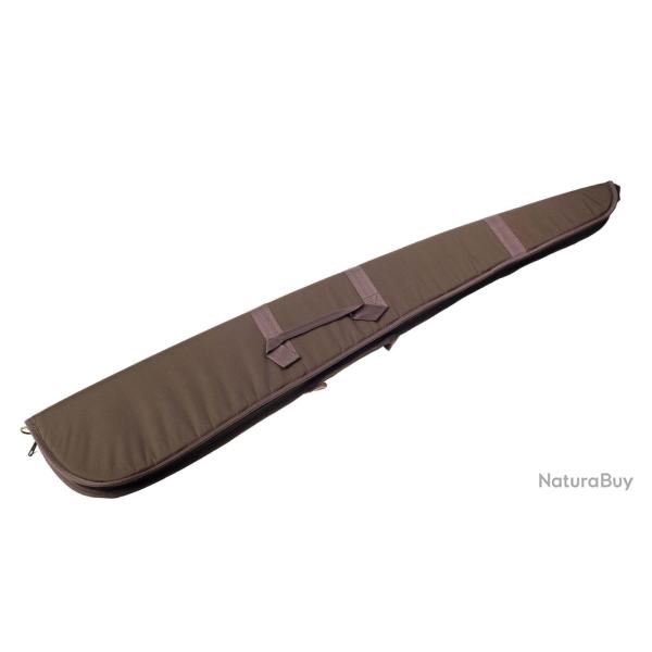 Etui pour fusil marron en polyester avec bretelle et poigne - Etui pour fusil Marron en polyester a