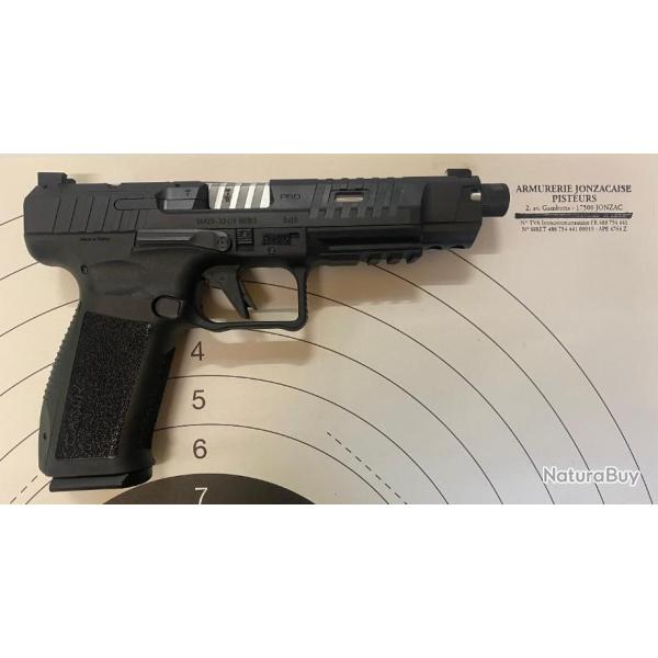 PISTOLET AUTOMATIQUE CANIK MODELE METE SFx PRO CAL 9x19 PARA