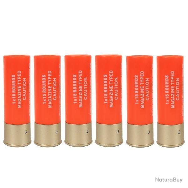 Cartouche Pompe 15 billes (Pack de 6) Orange (S&T)