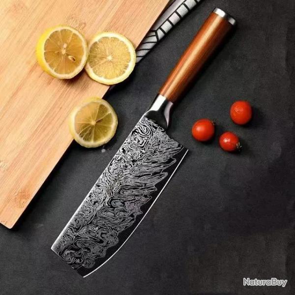 Couteau Chef Pro Style Damas Acier Inox, Modele: C