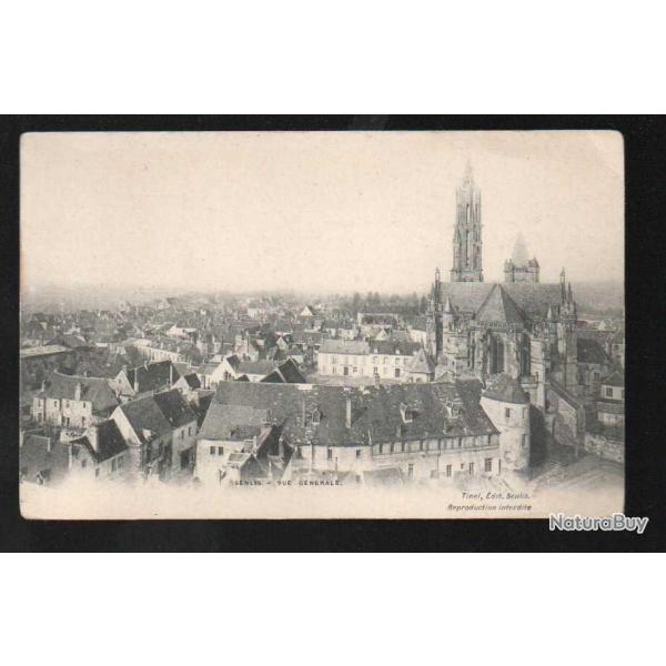 senlis vue gnrale carte postale ancienne breger