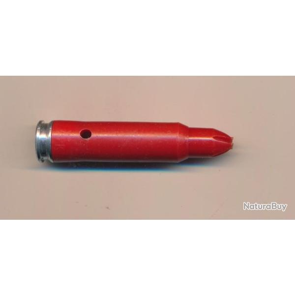 Une cartouche 7,62x51 NATO A BLANC NORVEGE COURTE