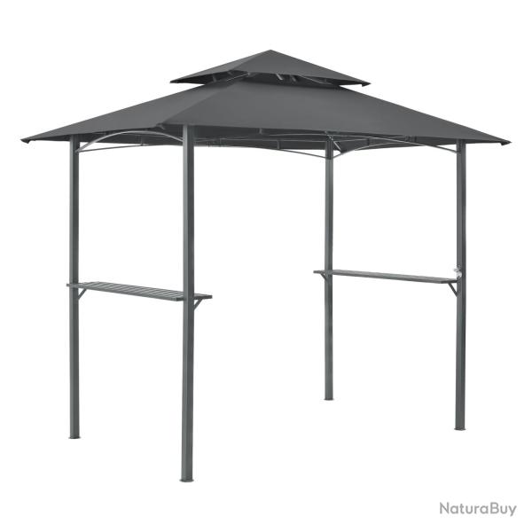 Tonnelle de barbecue 250 x 241 x 151 cm anthracite gris fonc� 03_0008738