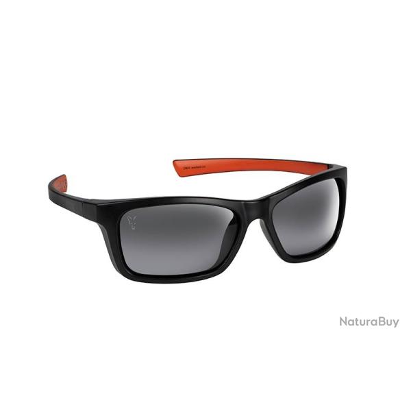 LUNETTES FOX COLLECTION WRAPS BLACK-ORANGE - GREY LENSE