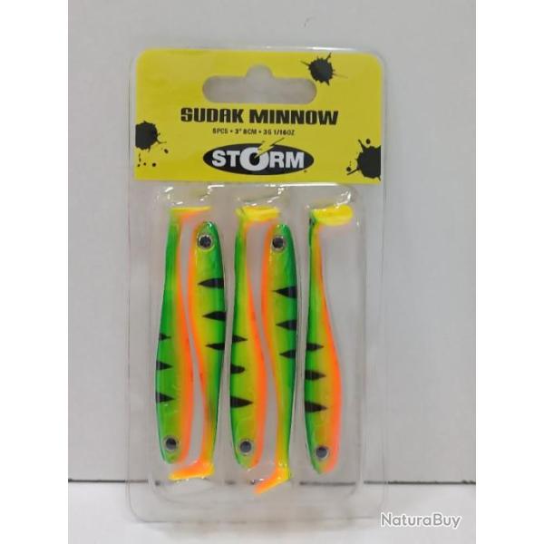 !! STORM SUDAK MINNOW 3" FIRE TIGER 8CM !!