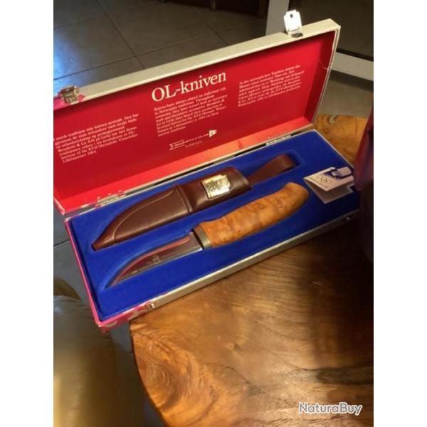 Coffret couteau OL-Kniven Hakon  Brusletto Lillehammer 1994 Collector