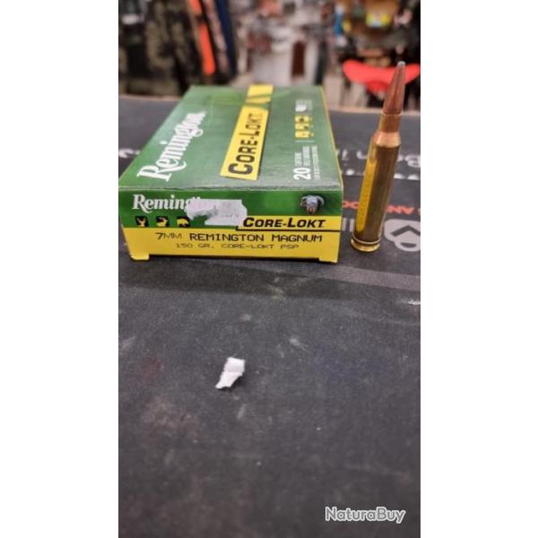 5 BALLES 7RM REMINGTON MAG 150 Gr core loke PSP