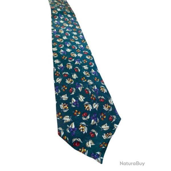 IDEE CADEAU NO�L Cravate en soie motif fruits