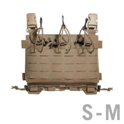 TT carrier mag panel lc M4 - panneau frontale molle- Lasercut avec 3 Porte-chargeurs - Coyote
