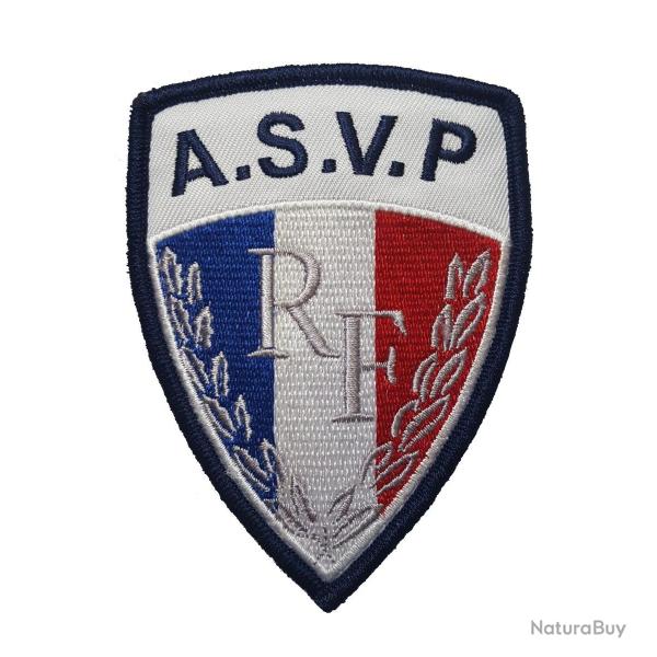Ecusson A.S.V.P brod� sur velcro