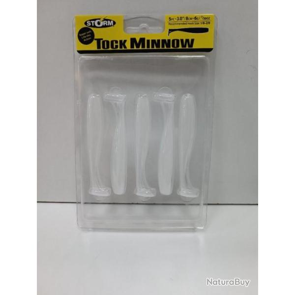 !! Storm TOCK MINNOW 3"  WHITE 8cm !!
