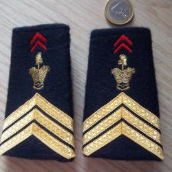 lot collection militaire fourreaux &eacute;paulette sergent chef du g&eacute;nie