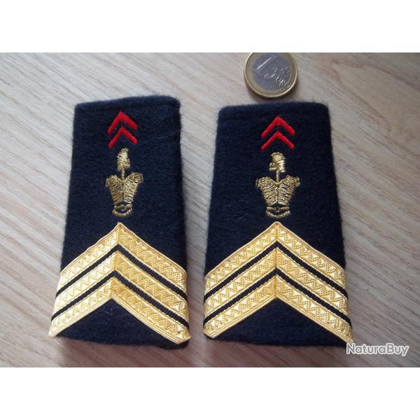 lot collection militaire fourreaux �paulette sergent chef du g�nie