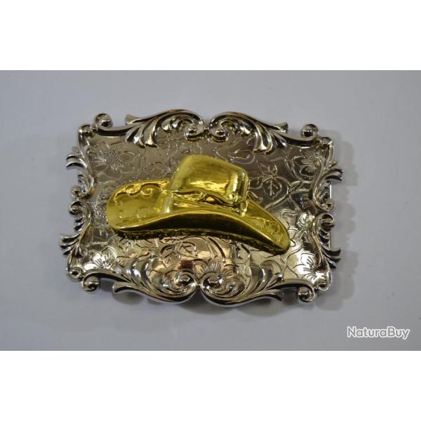 Boucle ce ceinture style am�ricain usa / country cowboy western farwest chapeau d�co