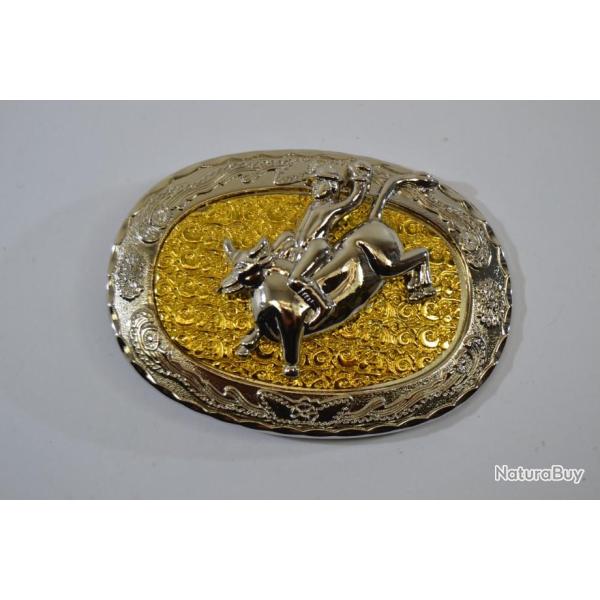 Boucle ce ceinture style am�ricain usa / country cowboy western farwest chapeau d�co rodeo