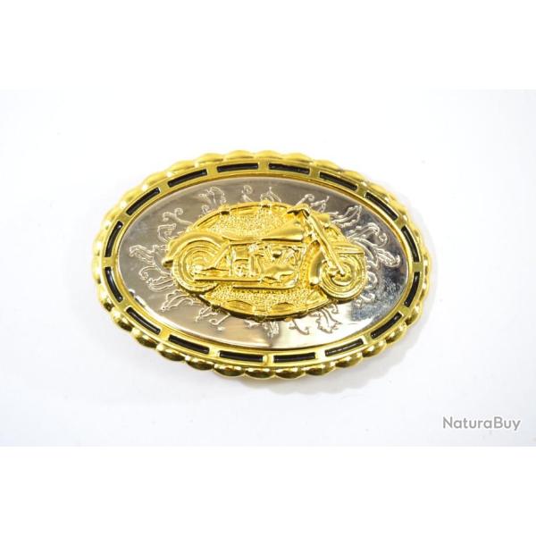 Boucle ce ceinture moto style am�ricain usa / country cowboy western farwest d�co