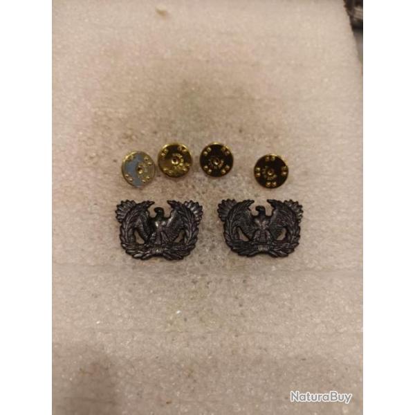 Lot de Collars officier armee us WARRANT OFFICER ORIGINAL