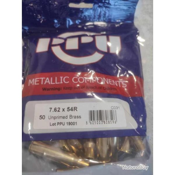 Vend Douilles 7.62X54 R  PPU CAT C 6 C7