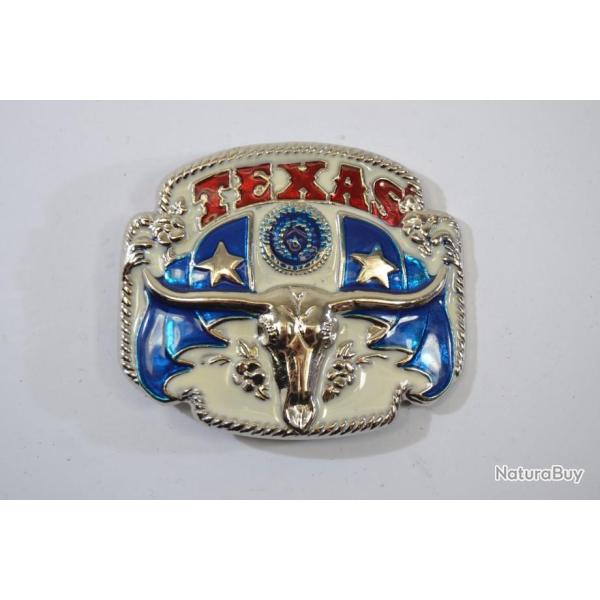 Boucle ceinture USA TEXAS drapeau US am�ricain country cowboy western farwest rodeo