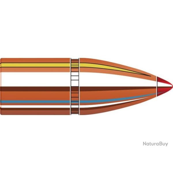 OGIVES HORNADY FTX RIFLE CAL .35 (35REM, 35WHELEN) .358" 200gr - Bo�te de 100