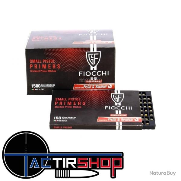 1500 Amorces Fiocchi Small Pistol