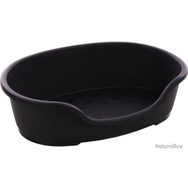 CORBEILLE TUCK OVALE NOIR L 70-81 CM