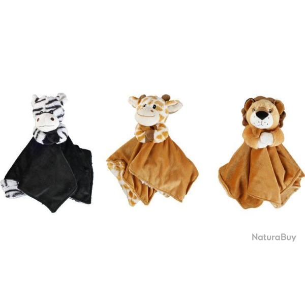 JOUET CHIEN PELUCHE SAFARI 38X38X7.5CM L UNITE