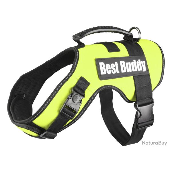 HARNAIS BEST BUDDY URANUS NEON VERT XXL 95-130CM 50MM