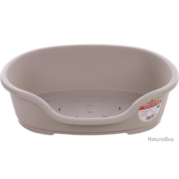 CORBEILLE TUCK OVALE GRIS 70X47X22CM