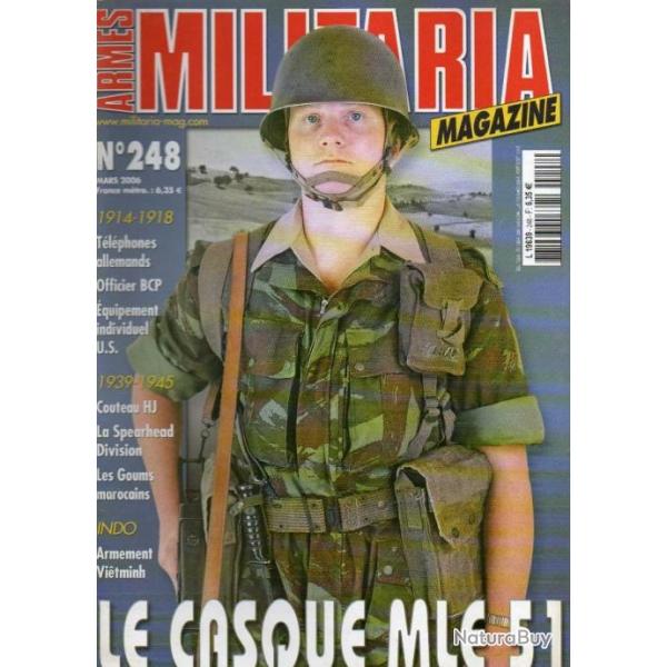 Militaria magazine 248 le casque m 51, 14-18 t�l�phones allemands, couteau h.j., armement viet 45-54