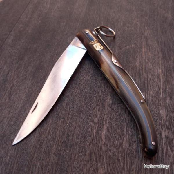 Tr�s Tr�s Grand Couteau CORSE VENDETTA � palme Manche en Corne