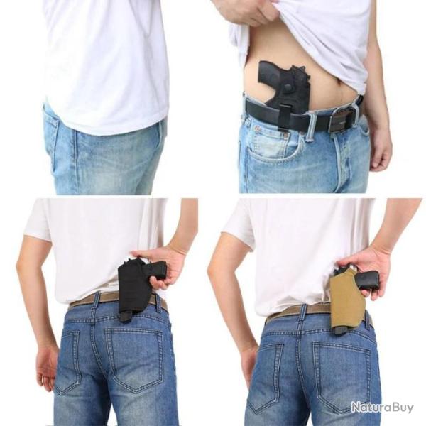HOLSTER DE CEINTURE - VISIBLE OU DISCRET - GLOCK/SIG/BERETTA - LIVRAISON GRATUITE